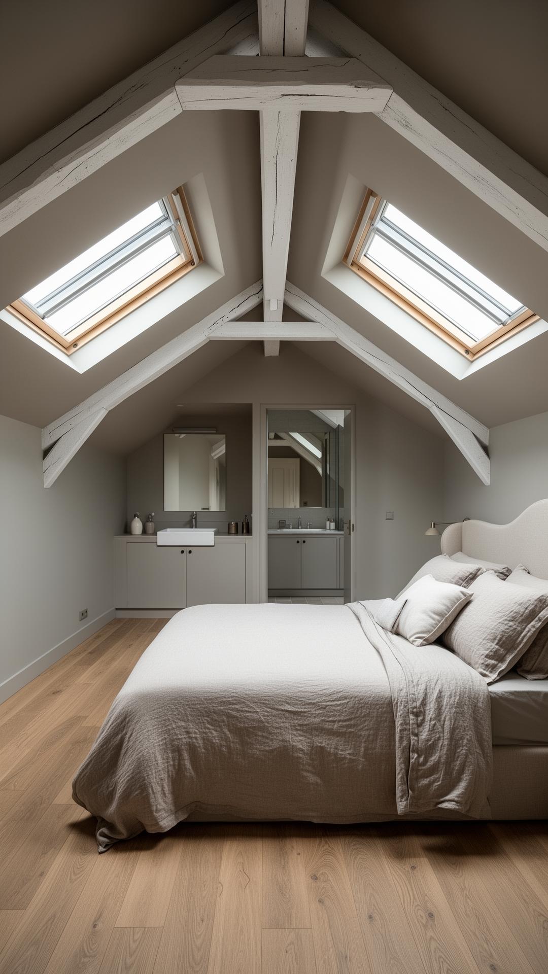 Combles aménagés en suite parentale