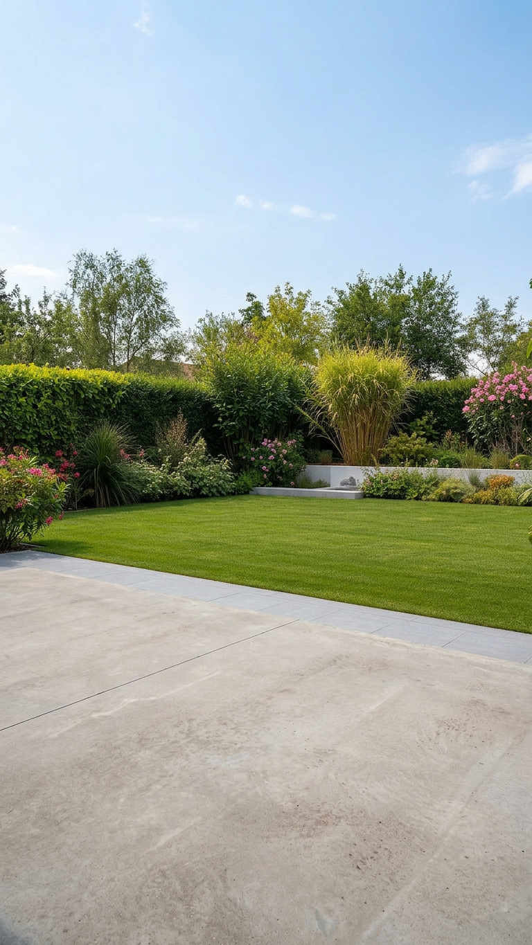 Terrasse bois & pergola bioclimatique avant travaux