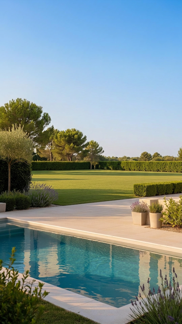 Pool house & espace détente avant travaux