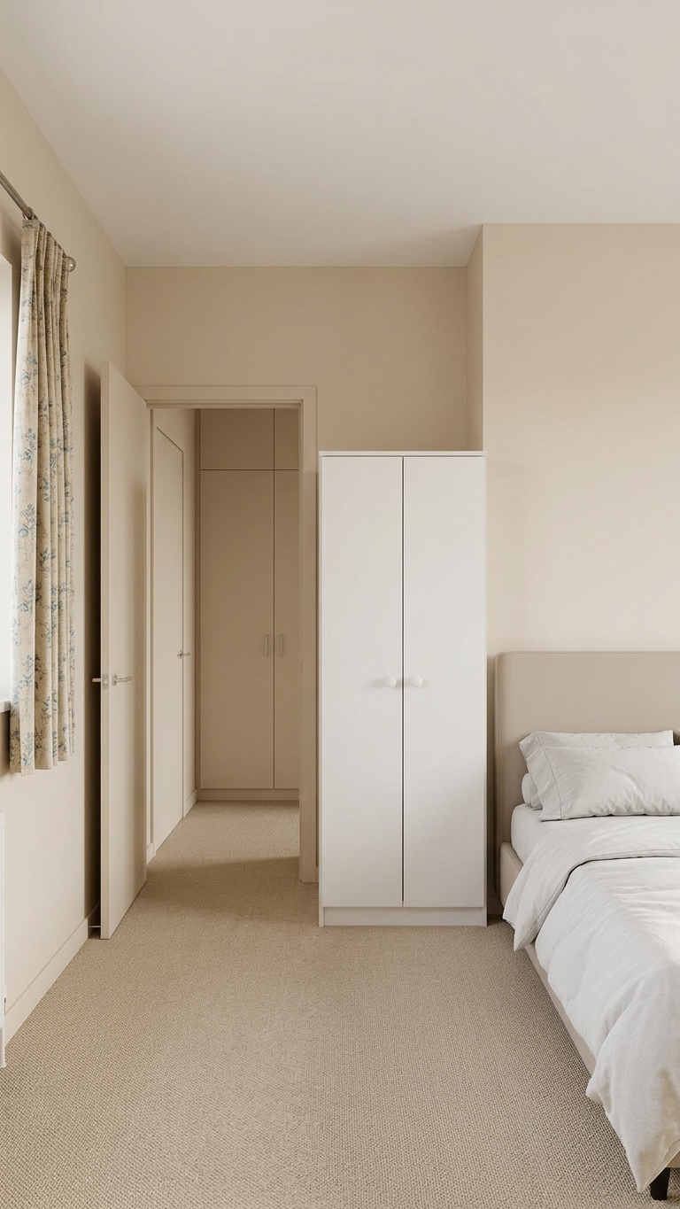 Dressing sur mesure & chambre apaisée avant travaux