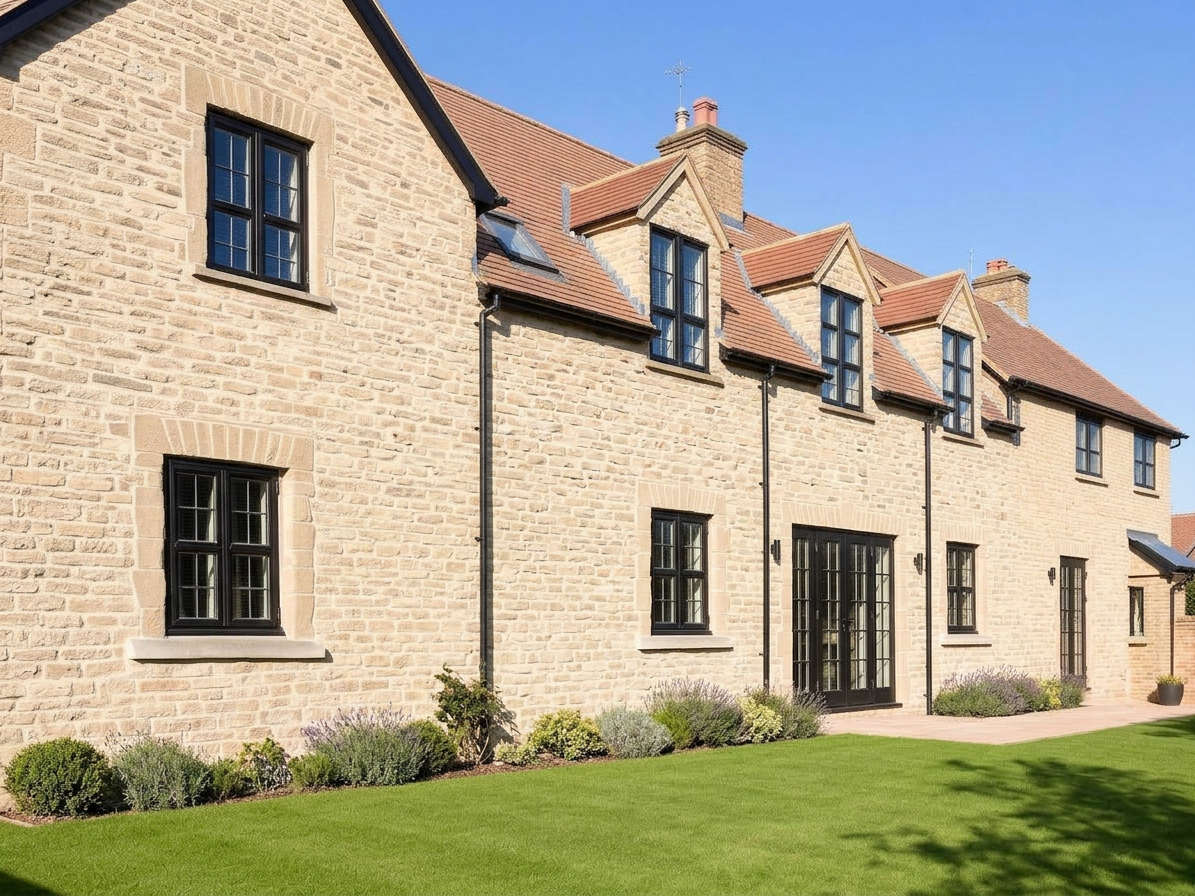 Extension contemporaine sur bâti ancien avant travaux