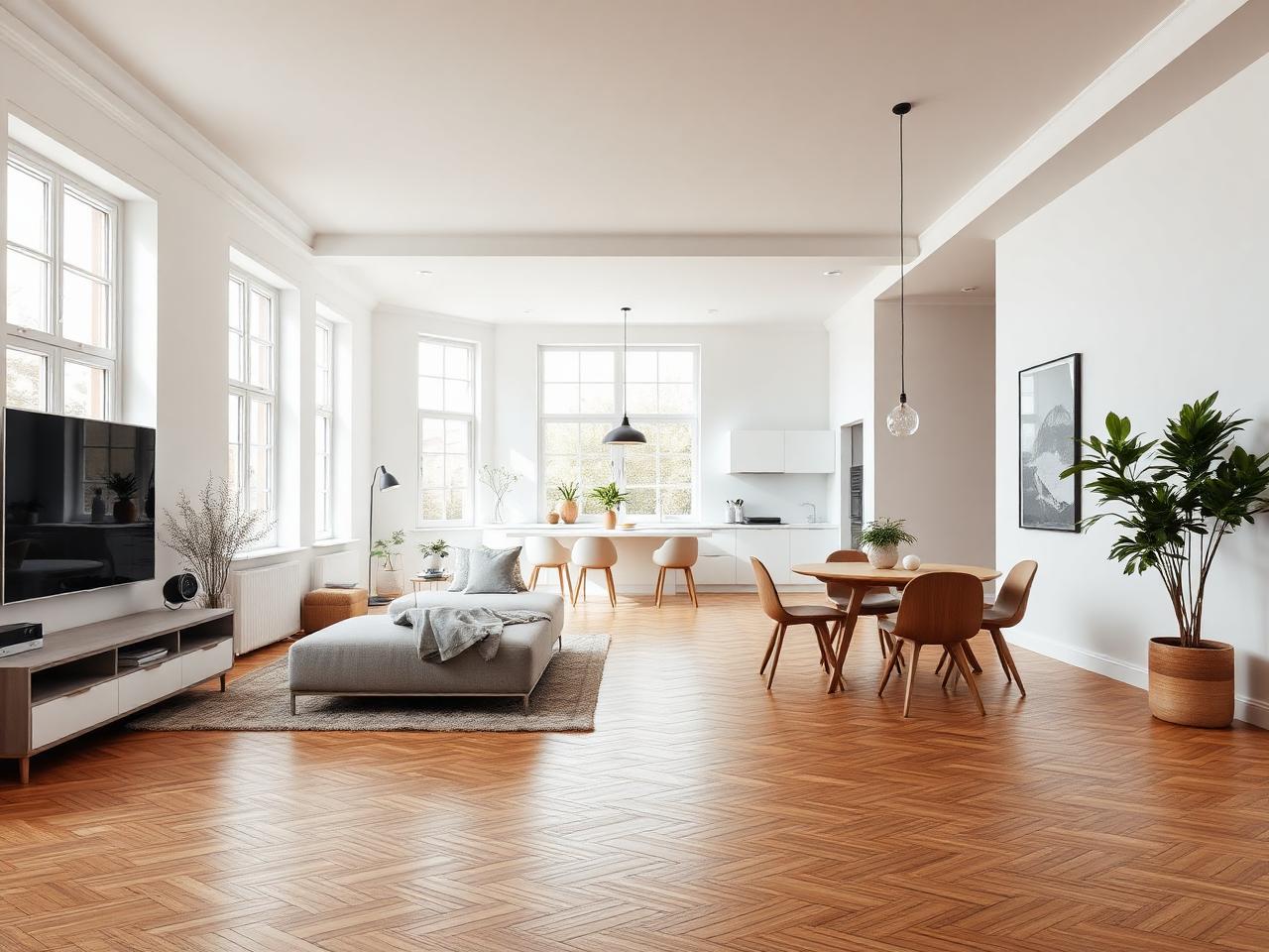 Intérieur rénové moderne