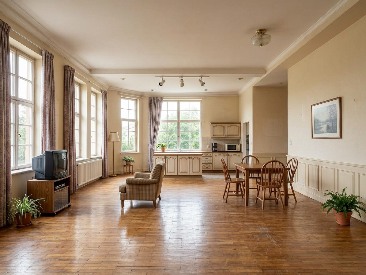 Intérieur lumineux & espaces optimisés avant travaux